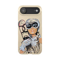 Ski Chic Slim Phone Case — Fashionable Ski Girl Illustration