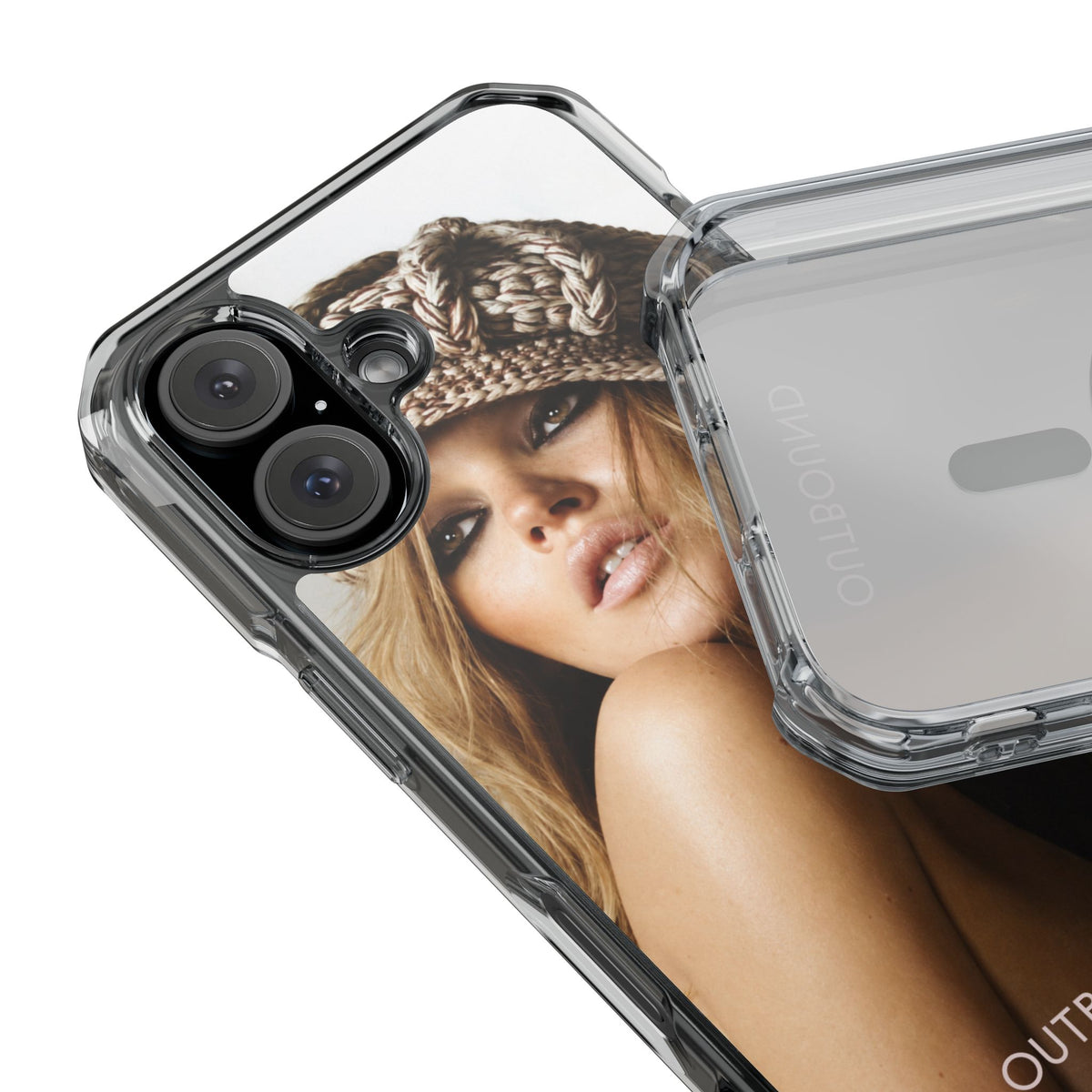 Clear Magnetic Impact Phone Case – Fashion Portrait Design