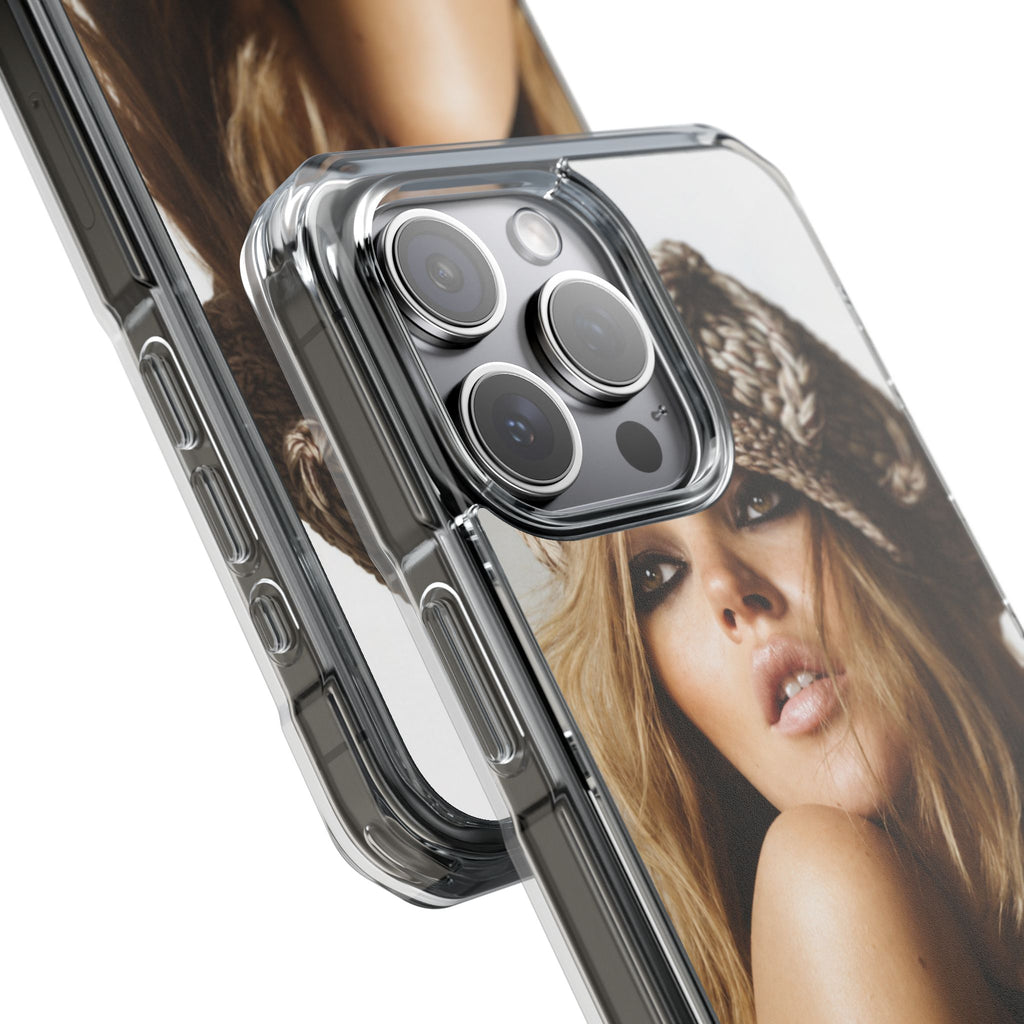 Clear Magnetic Impact Phone Case – Fashion Portrait Design
