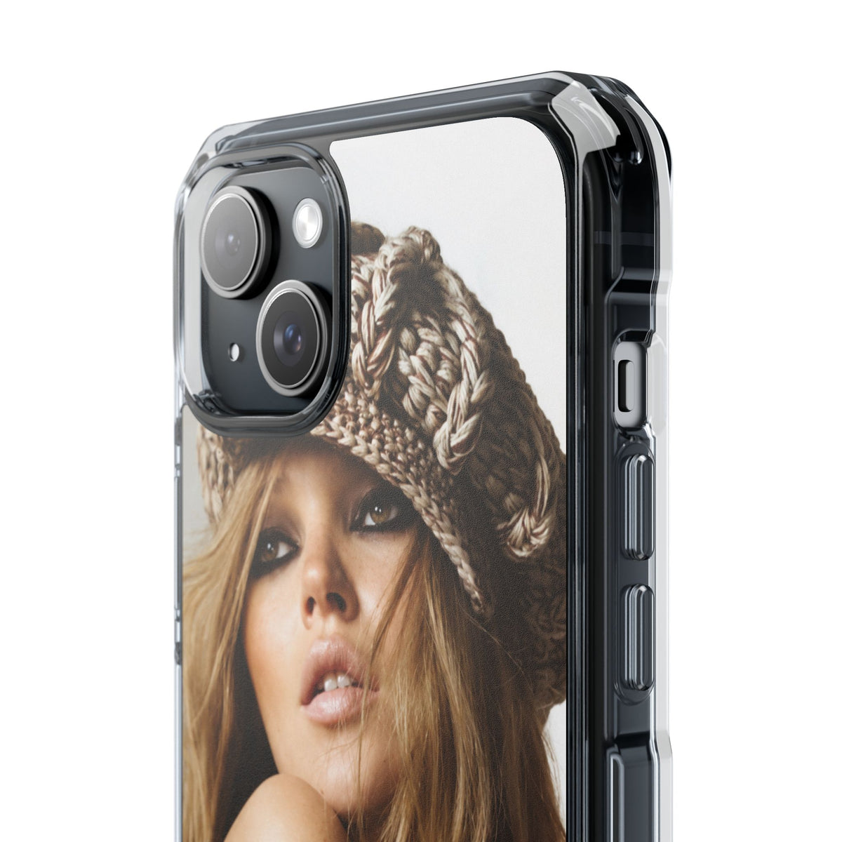 Clear Magnetic Impact Phone Case – Fashion Portrait Design