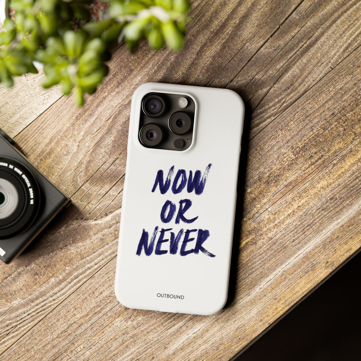 "Now or Never" Phone Case