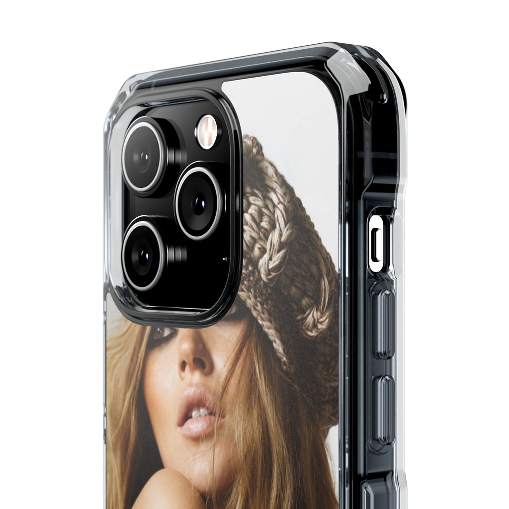 Clear Magnetic Impact Phone Case – Fashion Portrait Design