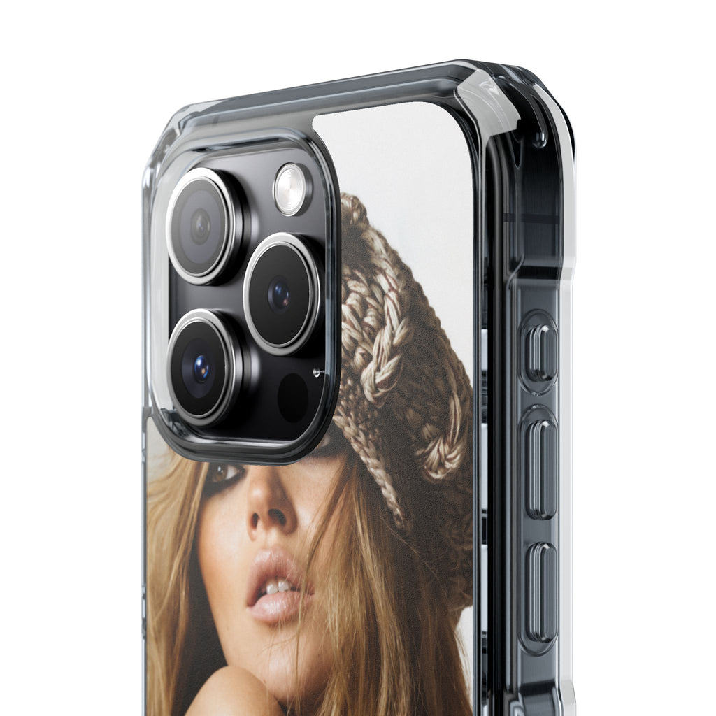 Clear Magnetic Impact Phone Case – Fashion Portrait Design
