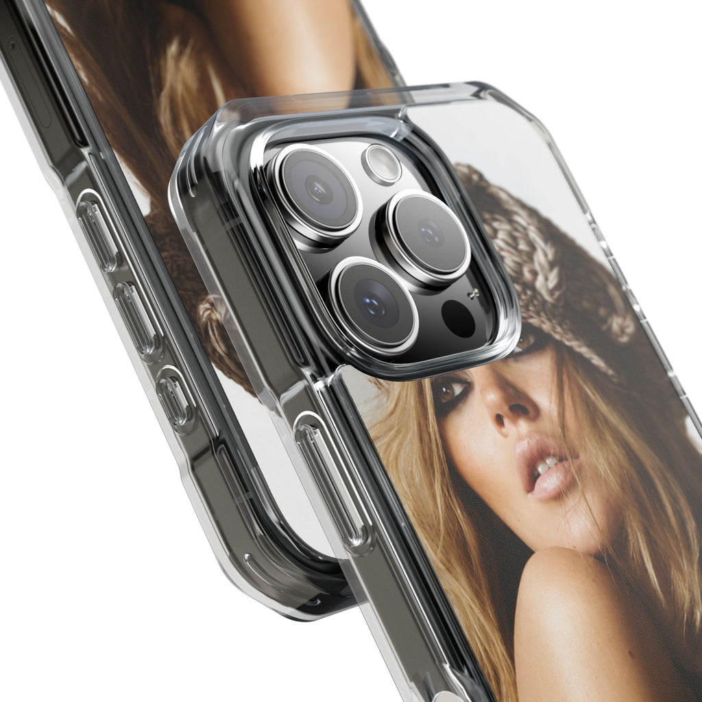 Clear Magnetic Impact Phone Case – Fashion Portrait Design