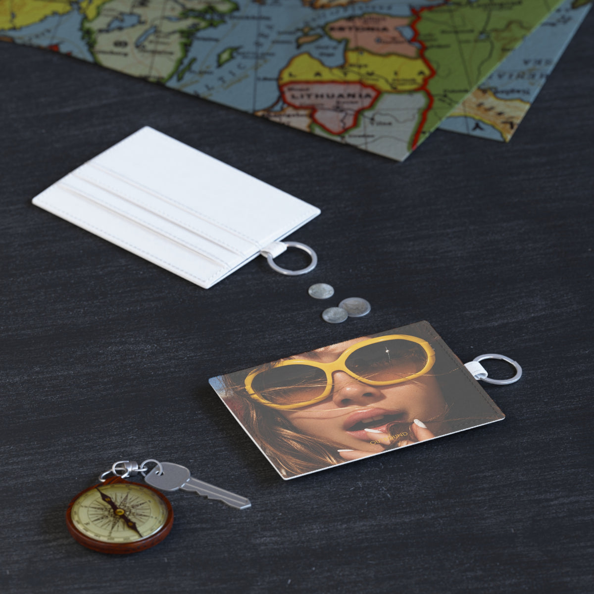 Yellow Frames Card Holder
