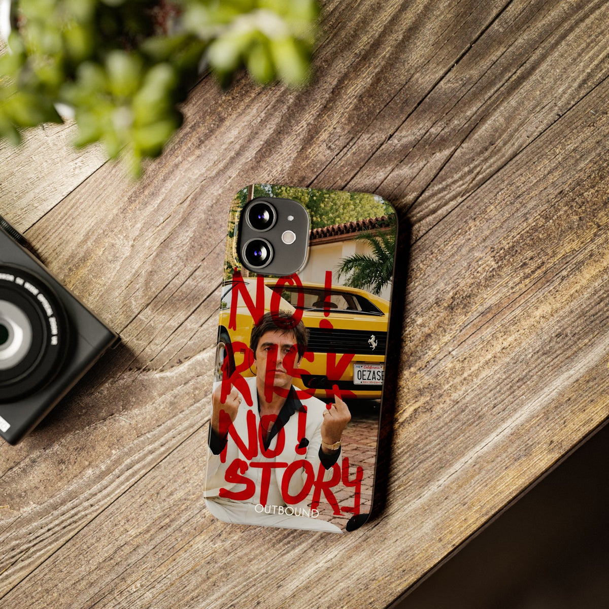 'No Risk No Story' Phone Case