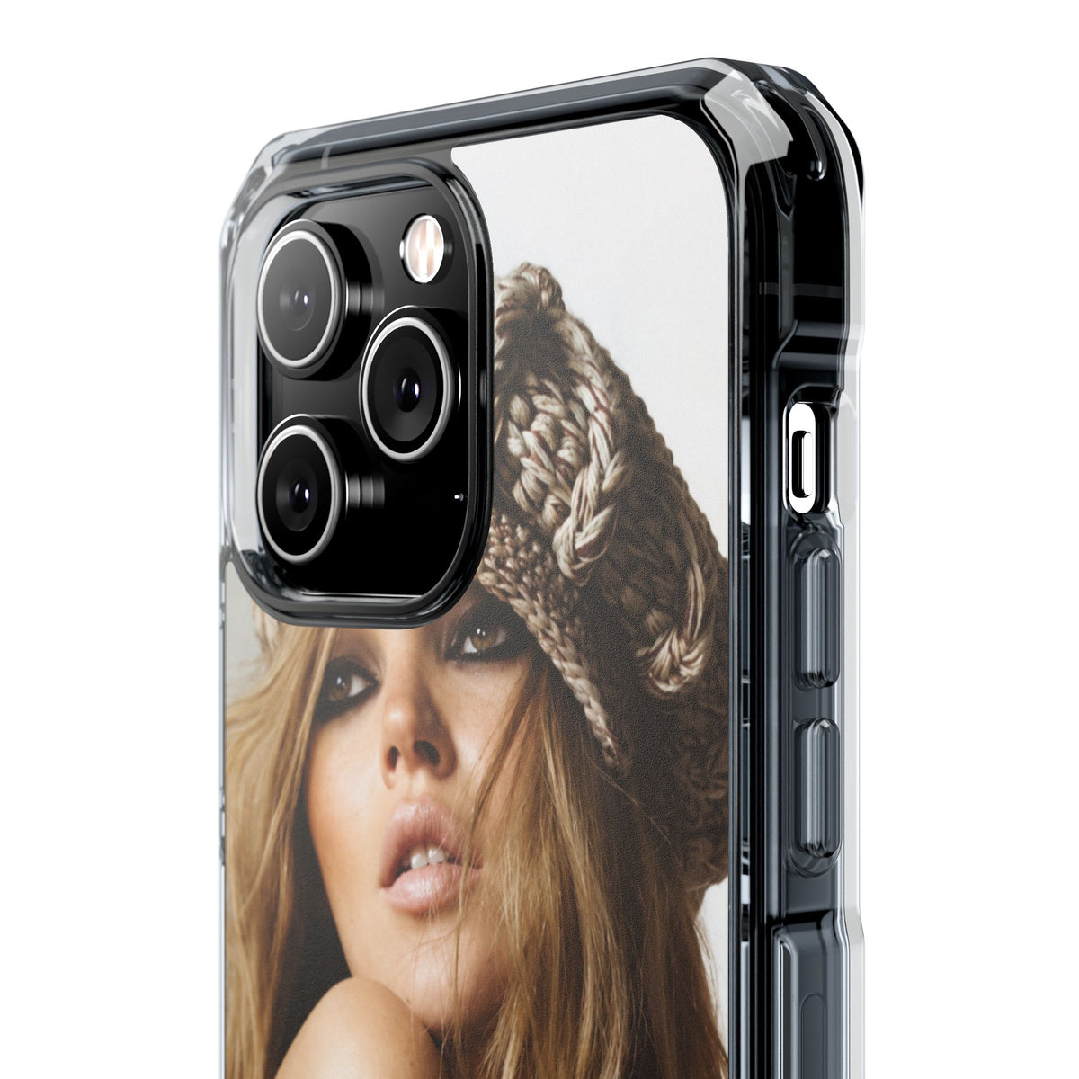 Clear Magnetic Impact Phone Case – Fashion Portrait Design