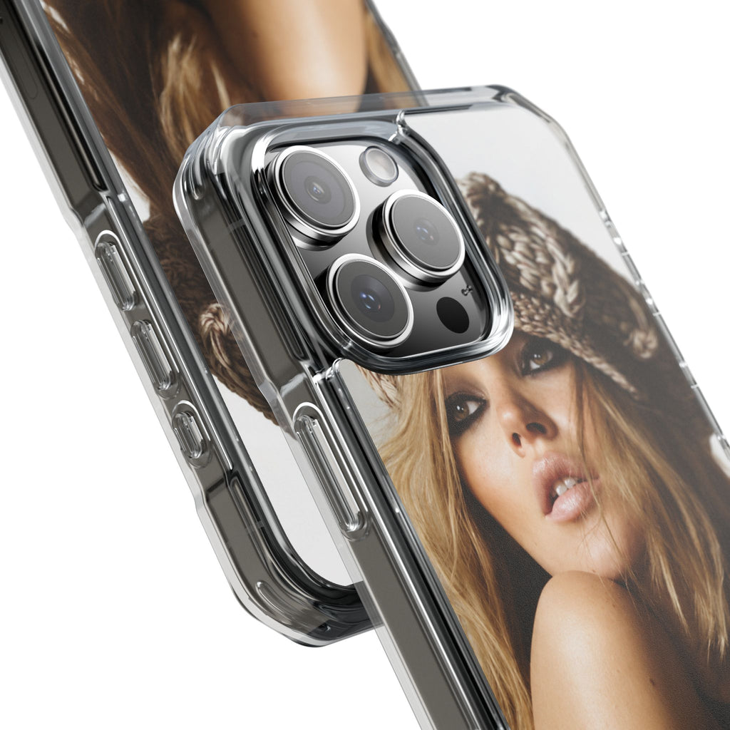Clear Magnetic Impact Phone Case – Fashion Portrait Design