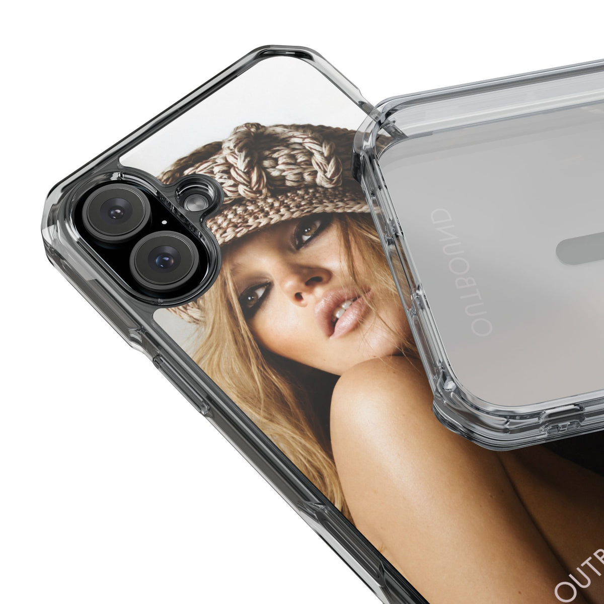 Clear Magnetic Impact Phone Case – Fashion Portrait Design