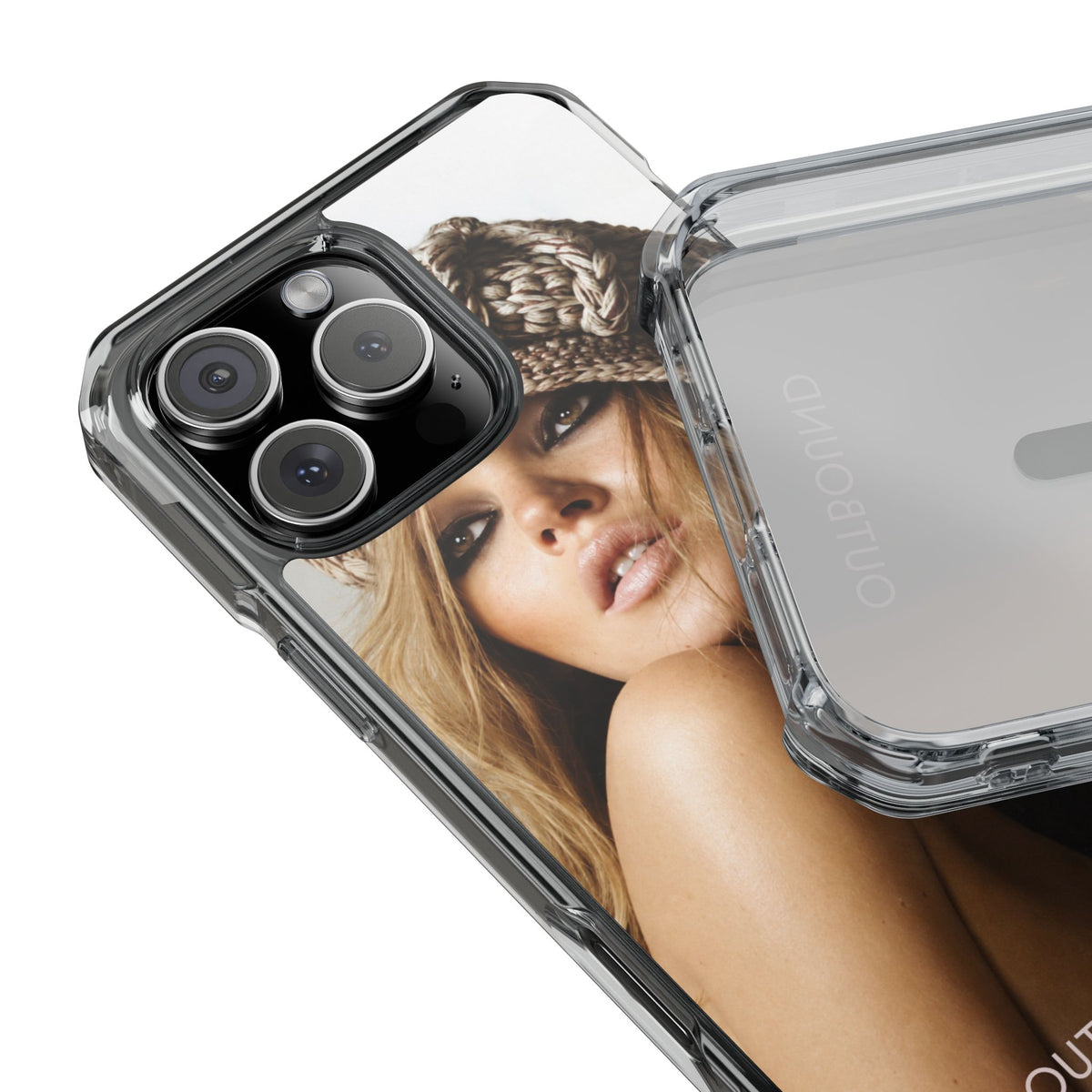 Clear Magnetic Impact Phone Case – Fashion Portrait Design