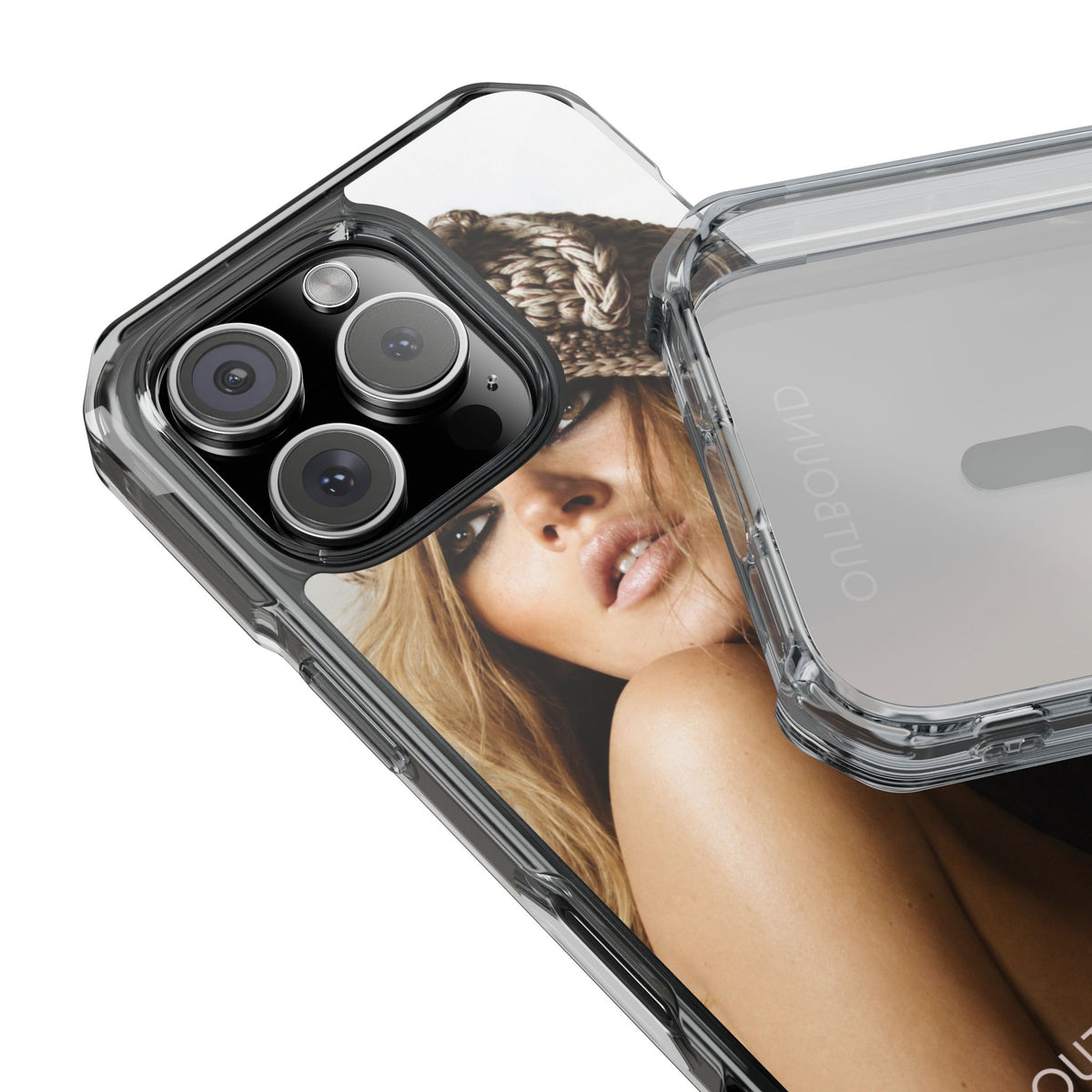 Clear Magnetic Impact Phone Case – Fashion Portrait Design