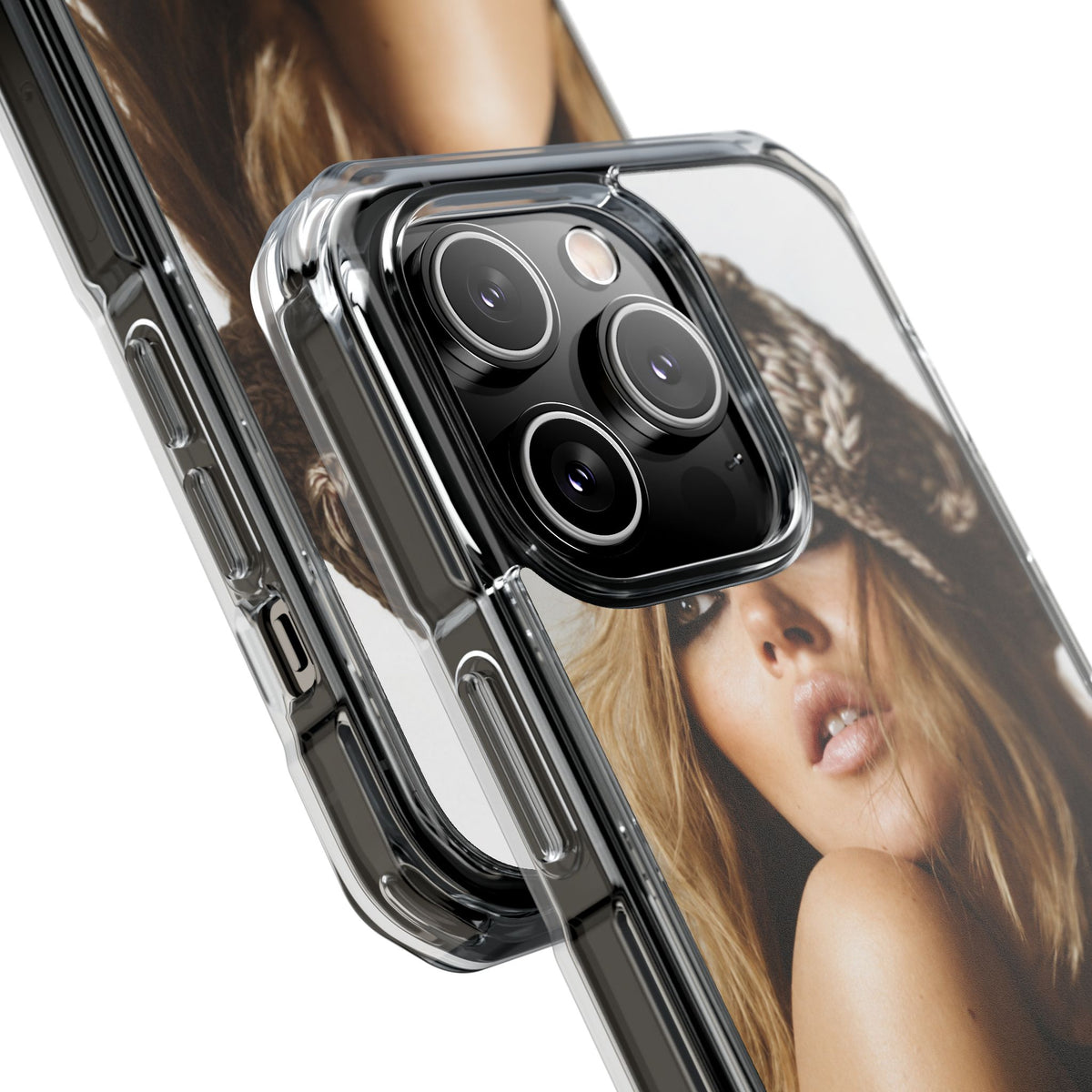 Clear Magnetic Impact Phone Case – Fashion Portrait Design